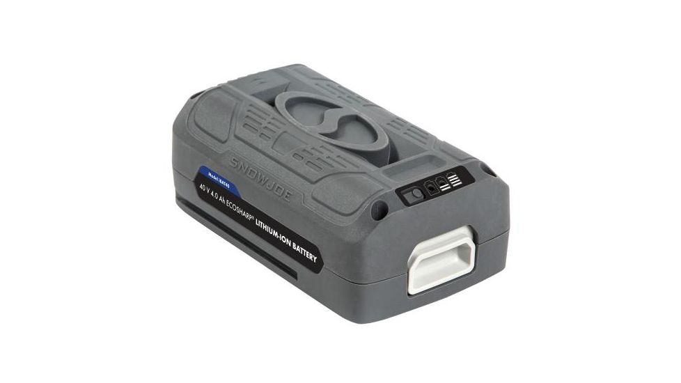 Snow Joe iON EcoSharp 40 V 4.0 Ah Lithium-Ion Battery, Gray iBAT40