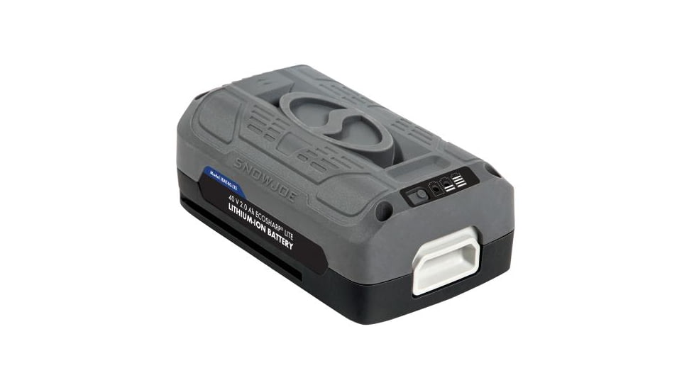 Snow Joe iON EcoSharp PRO 40 V 2.0 Ah Lithium-Ion Battery, Gray/Black iBAT40-LTE