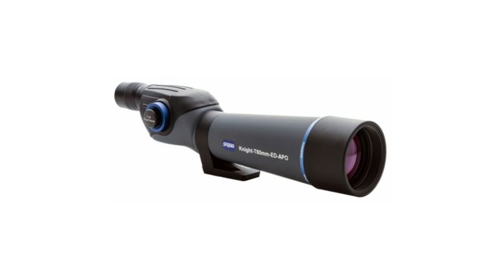 Snypex Knight T80: 20-60x80mm Ed-Apo Dual Speed Straight Spotting Scope,Gray SNY T80