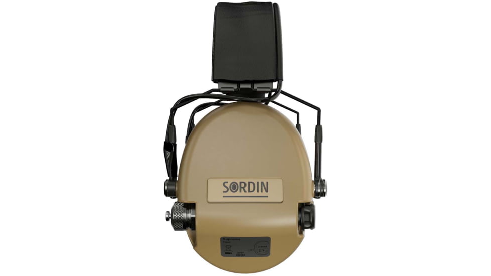 Sordin Supreme MIL AUX SFA Headset, Beige Cups, 530457