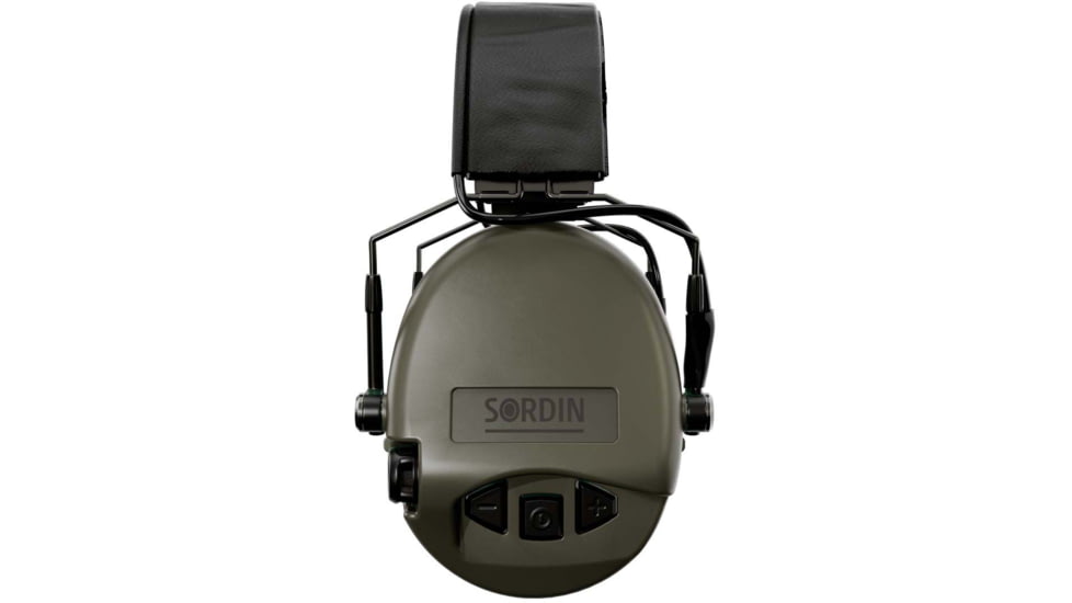 Sordin Supreme MIL AUX SFA Headset, Green Cups, 530458