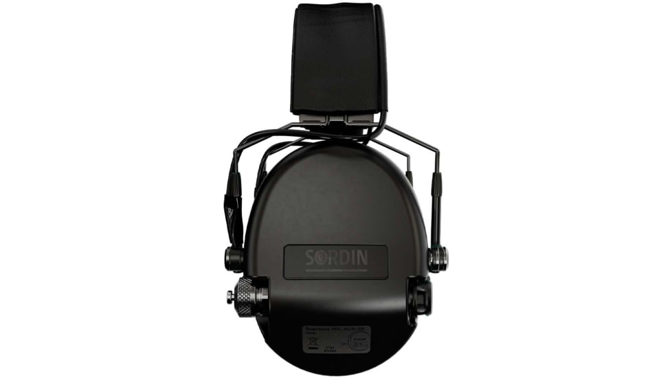 Sordin Supreme MIL AUX SFA Headset, Black Cups, 530456