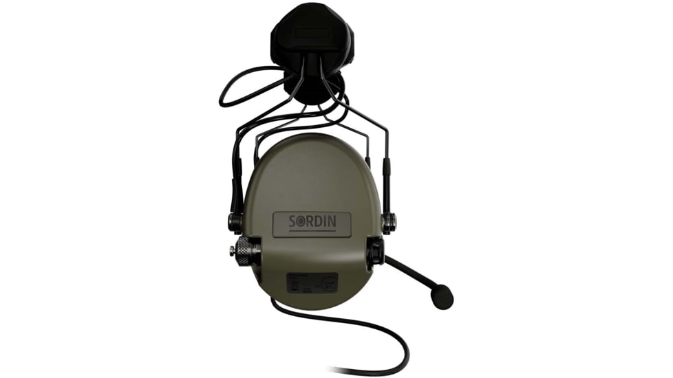 Sordin Supreme MIL CC Headset, ARC, Green Cups, 510986