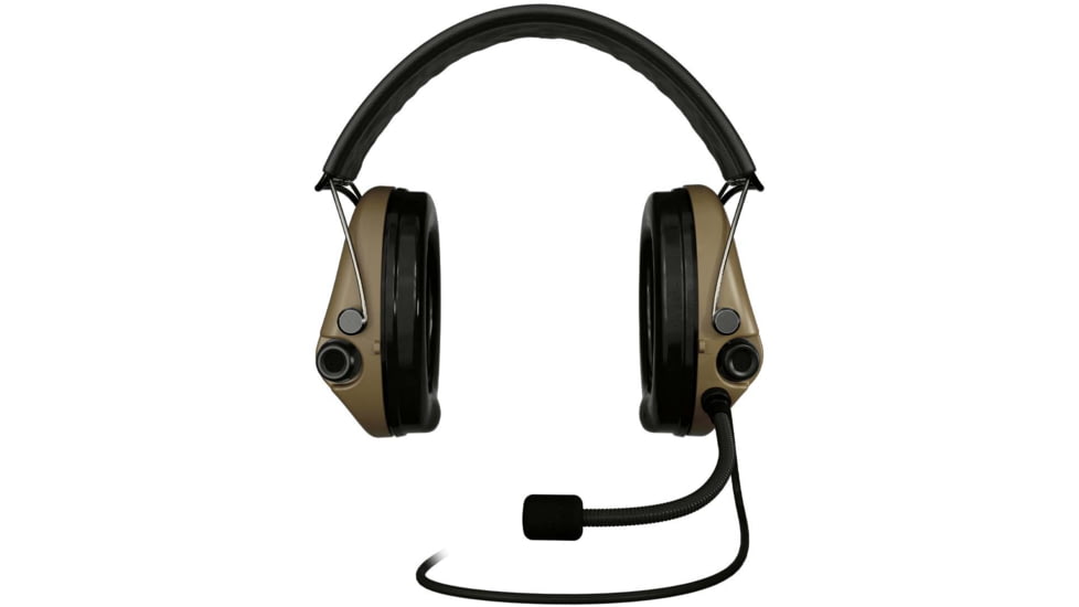 Sordin Supreme MIL CC Headset, Leather Headband, Beige Cups, 530435