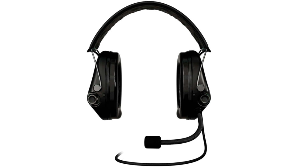 Sordin Supreme MIL CC Headset, Leather Headband, Black Cups, 500777