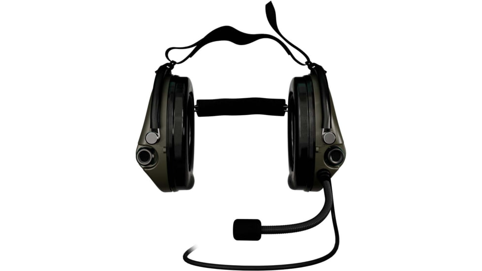 Sordin Supreme MIL CC Headset, Neckband, Green Cups, 510855