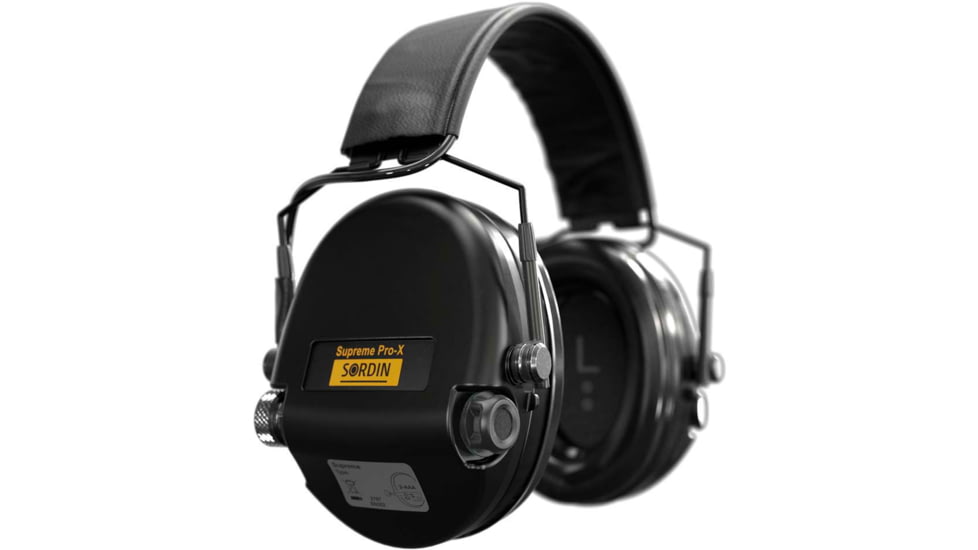 Sordin Supreme Pro-X SFA Headset, Black Cups, 520532