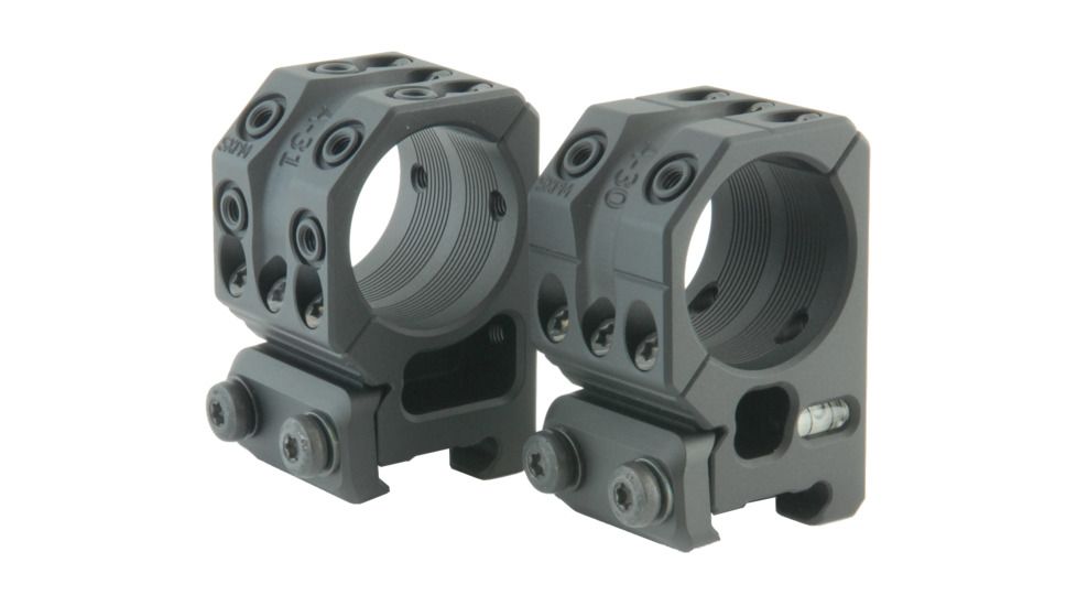 Spuhr 30mm H34mm Separated Rings Rifle Scope Mount for Picatinny Rail, Black, SR-3006