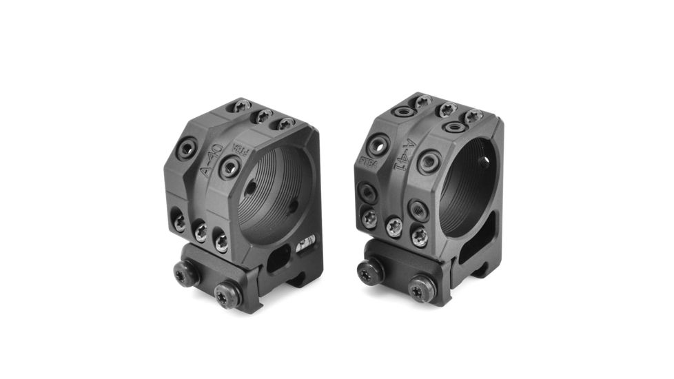 Spuhr 34mm H34mm Separated Rings Rifle Scope Mount for Picatinny Rail, Black, SR-4006