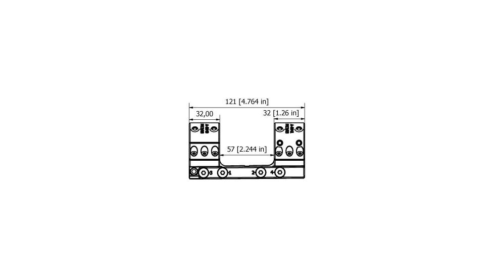 Spuhr 34mm Rifle Scope Mount, Black, Height- 35mm/1.38in 1006880