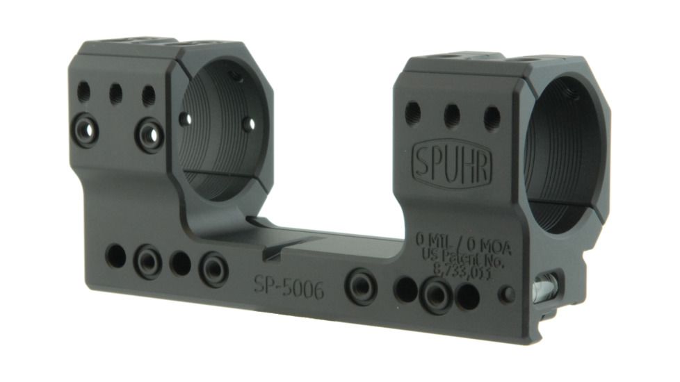 Spuhr 35mm Rifle Scope Mount, Black, Height- 34mm/1.35in 1006927