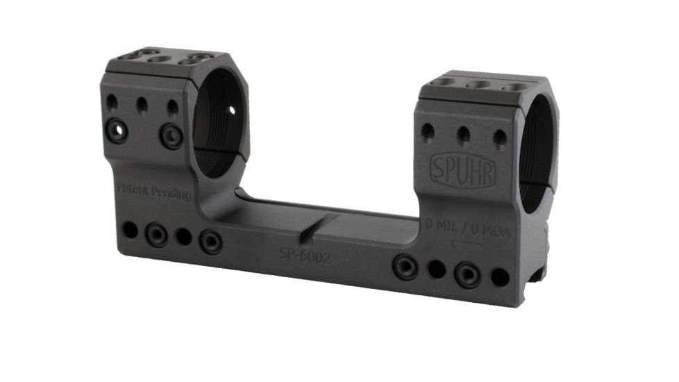 Spuhr 36mm Rifle Scope Mount, Black, Height- 38mm/1.5in 1006931