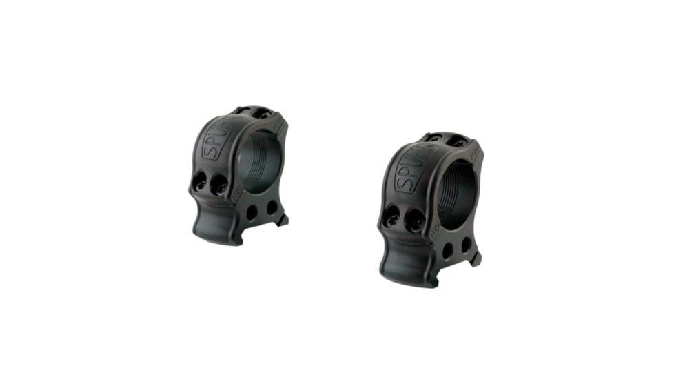 Spuhr Picatinny Aesthetic Rings, 1in Height, HP20-25A