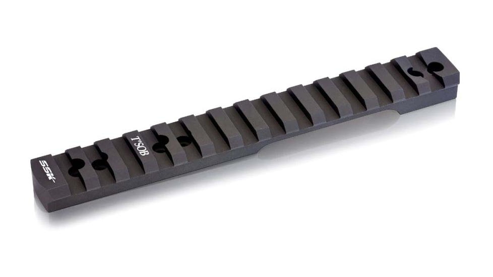 SSK Firearms Scope Base, Encore, TSOB, Picatinny Quarter Rib, 20 MOA, Matte, Black, 0.865 Taper, SBE1003220