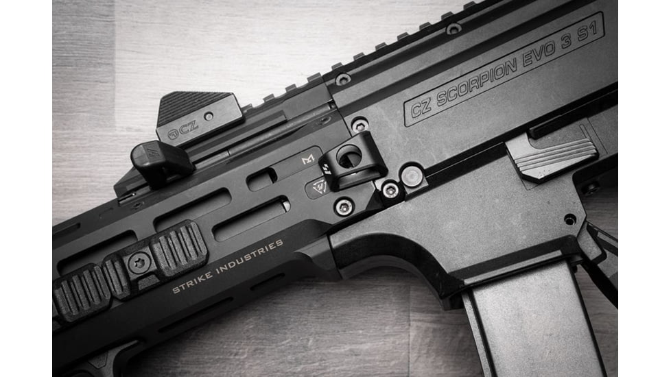 Strike Industries Dovetail Mount Quick Detach for CZ EVO, Flated, Black, SICEVOFQD