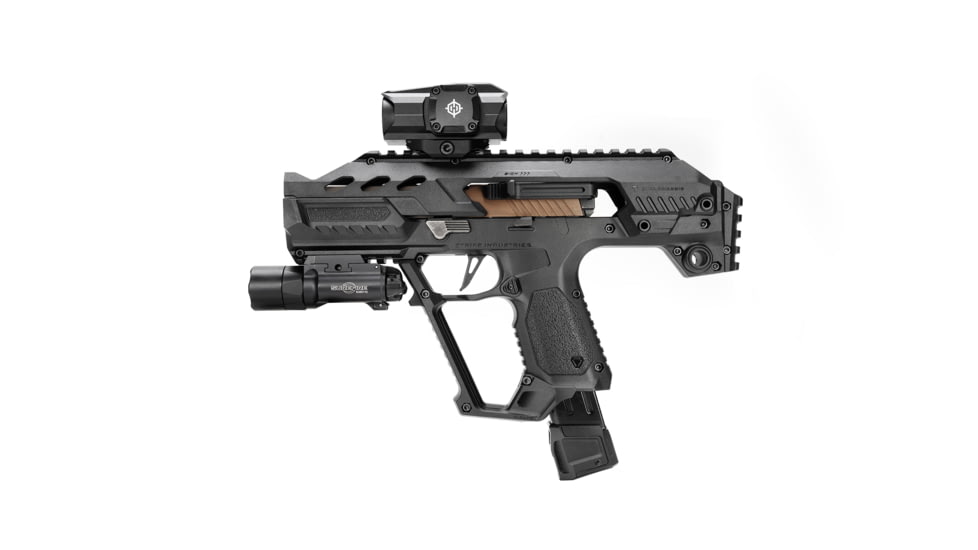 Strike Industries SMC Charlie Top Rail, SIG P320, Black, 0, SI-SMC-C-P320-TRAIL