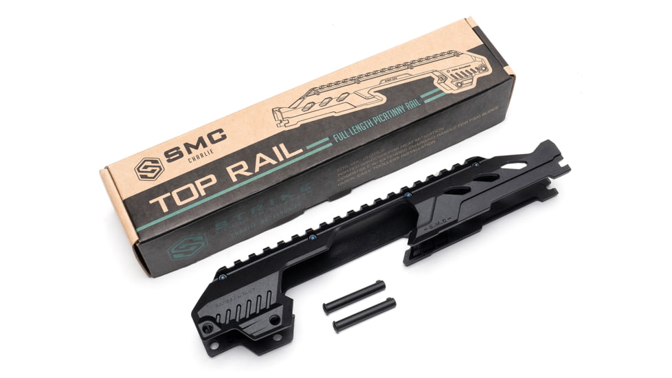 Strike Industries SMC Charlie Top Rail, SIG P320, Black, 0, SI-SMC-C-P320-TRAIL