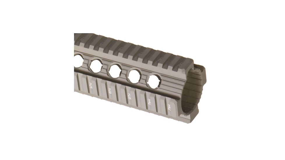 Troy 7.2in TRX Standard CARBINE Battle Rail - Flat Dark Earth STRX-STA-C7FT-01