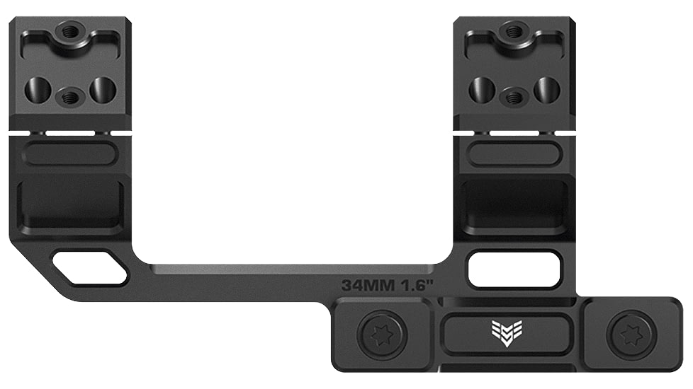 Swampfox Hostile Engagement Sight Mount, 34mm, 1.6in, 45 Degree, Black, SHRM-34-M2