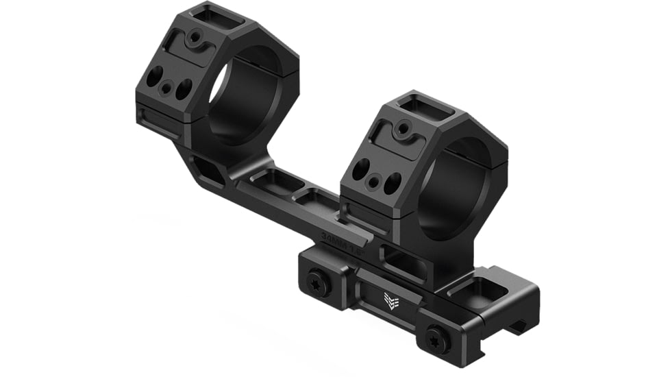 Swampfox Hostile Engagement Sight Mount, 34mm, 1.6in, 45 Degree, Black, SHRM-34-M2