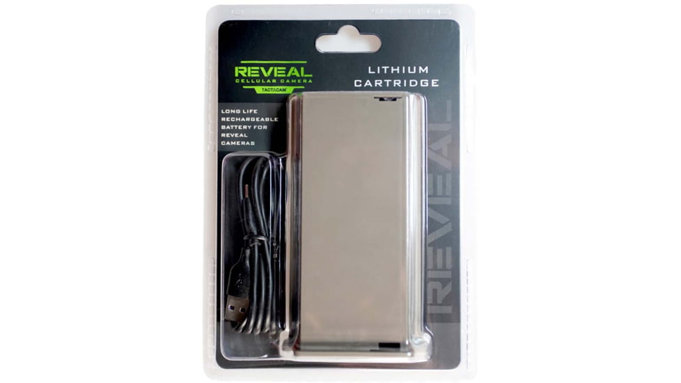 Tactacam Reveal Lithium Cartridge, Black, Handheld, BAT-LBC-R