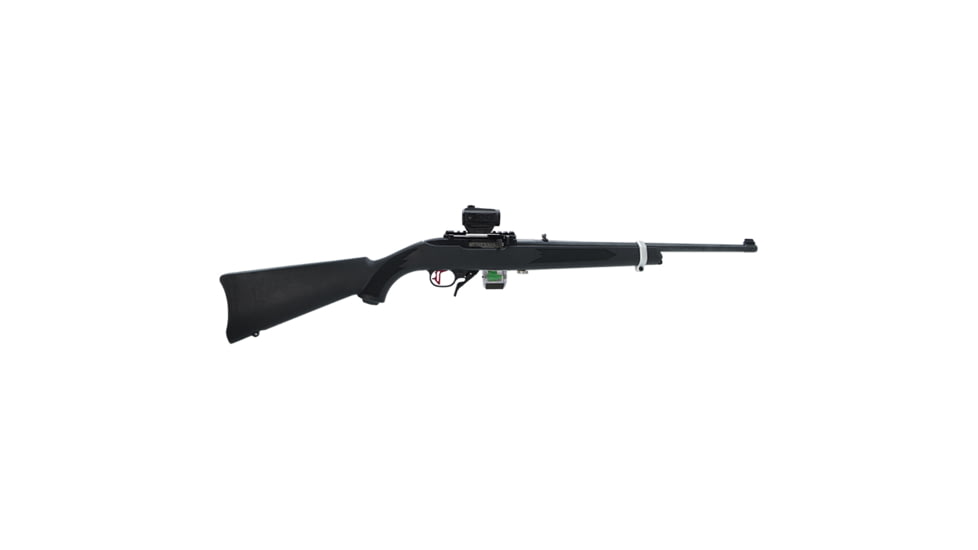 TANDEMKROSS Advantage Charging Handle and Picatinny Scope Base For Ruger 10/22, Black, TK18N0099BLK1