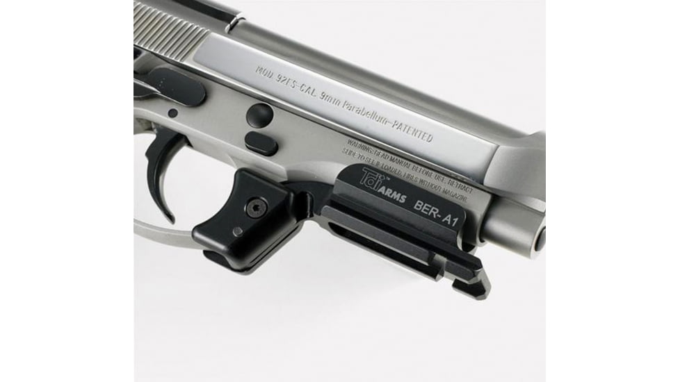 Tdi Arms Picatinny Rail Adaptor for Beretta, Black, Small, BERA1