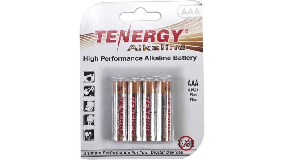 Tenergy 4 Pack AAA Batteries 40334