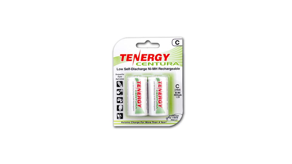 Tenergy Centura Nimh C 2 Battery Pack, White 10207