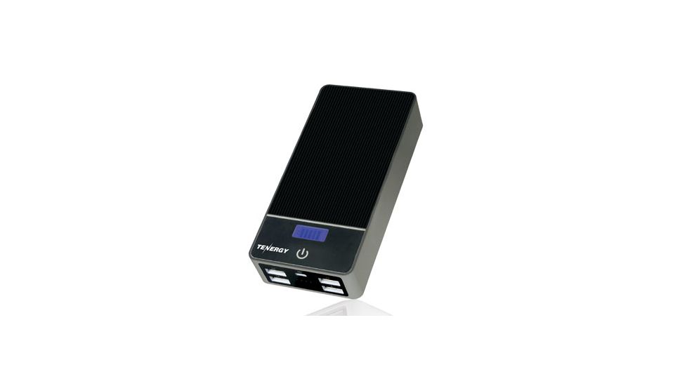 Tenergy POWER x 4 18000mAh Power Bank, Black 51106