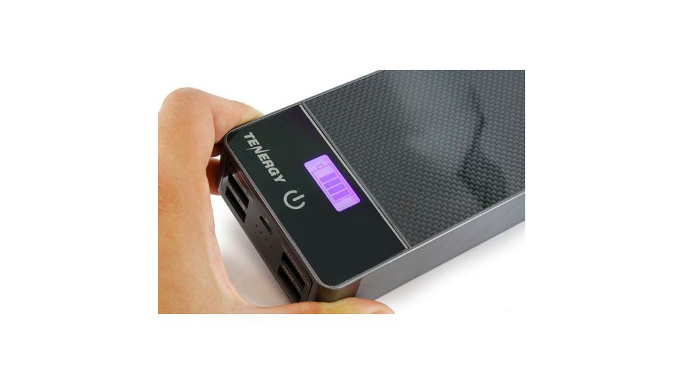 Tenergy POWER x 4 18000mAh Power Bank, Black 51106