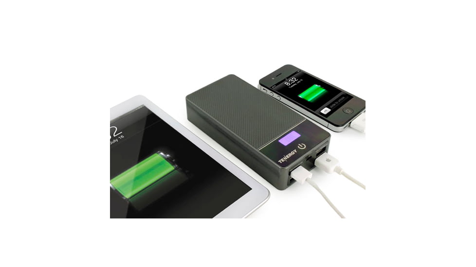 Tenergy POWER x 4 18000mAh Power Bank, Black 51106