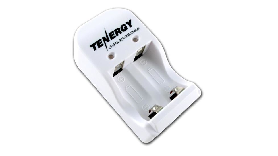 Tenergy RCR 750mAh Batteries w/Charger, Green and White 30203