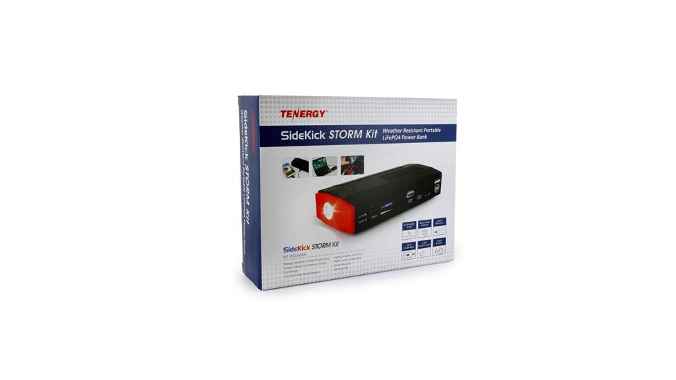 Tenergy SideKick STORM Car Jump Starter Kit, Black 51095