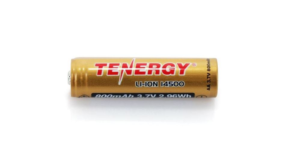 Tenergy T35P 3.6V 3500mAh 12.6wh Li-Ion Rechargeable Battery,Gold,Pack of 2 w/Carrying Case, 31777