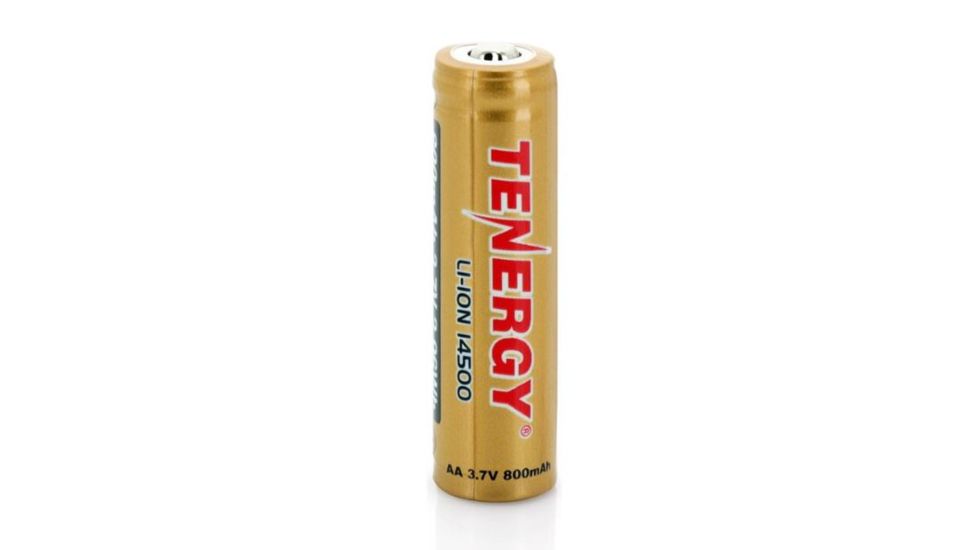Tenergy T35P 3.6V 3500mAh 12.6wh Li-Ion Rechargeable Battery,Gold,Pack of 2 w/Carrying Case, 31777