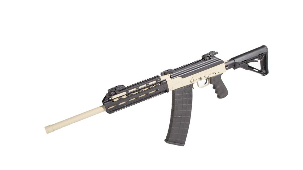 Texas Weapon Systems Dog Leg Scope Rail Top Cover, Gen-3, Saiga-12, Black, 33318