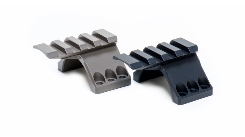 Tier One Short Saddle Ring Top Accessory Rail, Short, 35mm, Black, T1MUSARR35