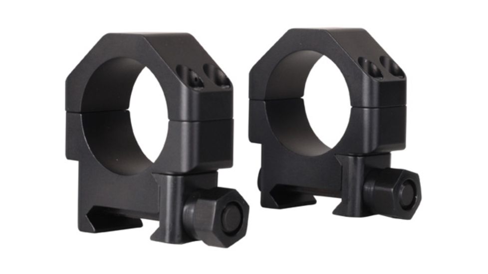 TPS TSR Picatinny-Style Rifle Scope Ring 1 in Tactical Design, Matte Black, Low 30520