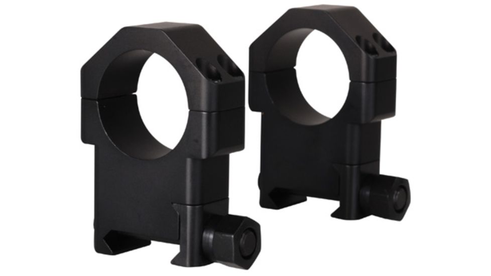 TPS TSR Picatinny-Style Rifle Scope Ring 1 in Tactical Design, Matte Black, High 30522