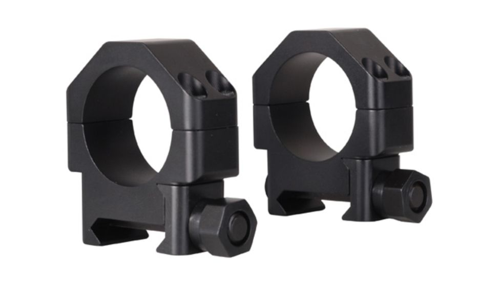 TPS TSR-W Weaver-Style Rifle Scope Ring 1 in Tactical Design, Matte Black, Low 30620