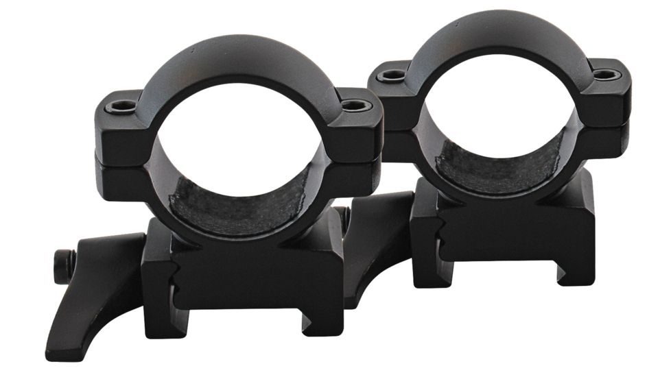 Traditions A1373 Weaver QD Ring Set 1 Dia Medium Black Matte