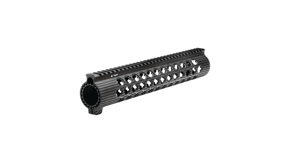 Troy 12.6in Trx 308 Battle Rail Extreme Dpms Low Profile - Black STRX-E3D-12BT-00