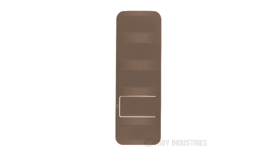Troy 4.4in Battle Rail Covers Single Pack - Tan SCOV-BRC-04TT-00
