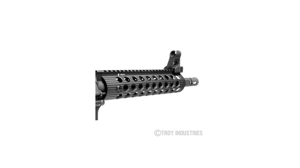 Troy 9in Alpha Rail No Sight, Black, NSN - 1005-01-621-9178, STRX-AL1-90BT-01