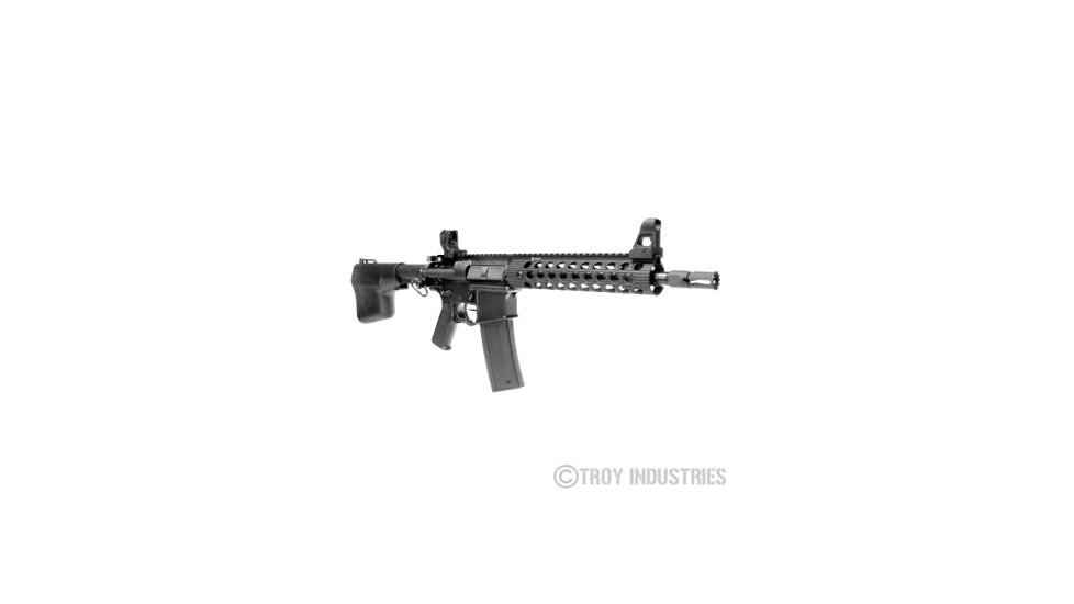 Troy 9in Alpha Rail No Sight, Black, NSN - 1005-01-621-9178, STRX-AL1-90BT-01