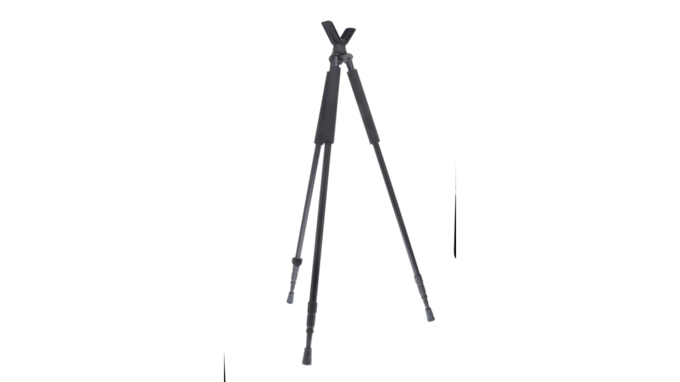 TruGlo Solid Shot Tri-pod 22''-68'' Black W/neoprene Hndle, TG-TG8925XB