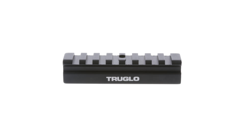 TruGlo 1-Piece Base For Weaver Style, Black Finish, TG-TG8953B