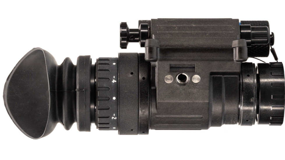TRYBE Optics PVS-14 Night Vision Monocular, GEN 3, White Phosphor, Min 1600 FOM, 64-72 lp/mm, Regular, Black, TRYBEPVS14WR