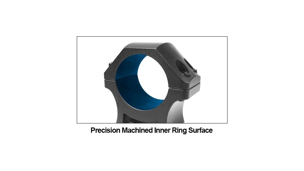 UTG PRO 30mm/2PCs Low Profile P.O.I Picatinny Rings, Black, RWU013010